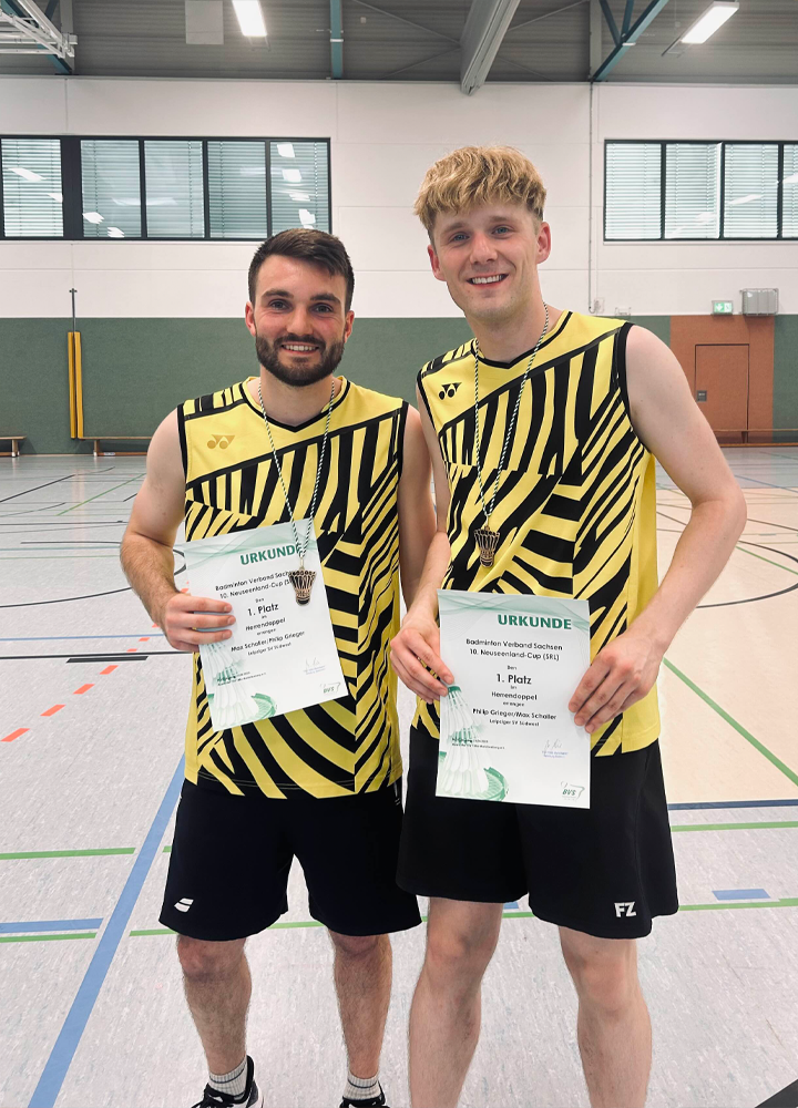 Philip und Max holen ersten Herrendoppel-Titel auf C-Niveau für den LSV Südwest